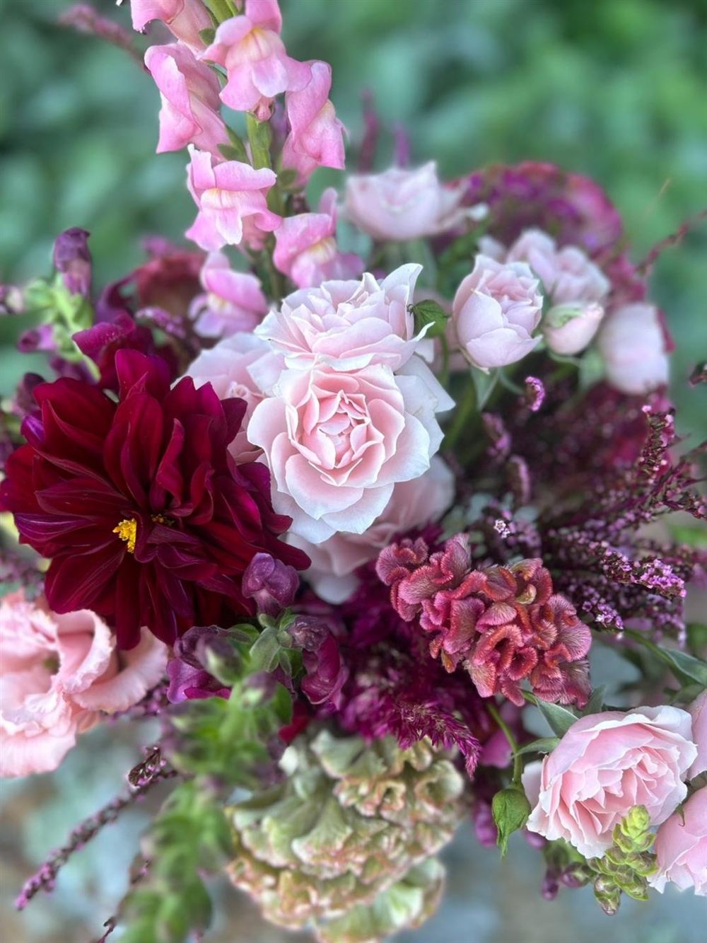 Fall flowers arrangement