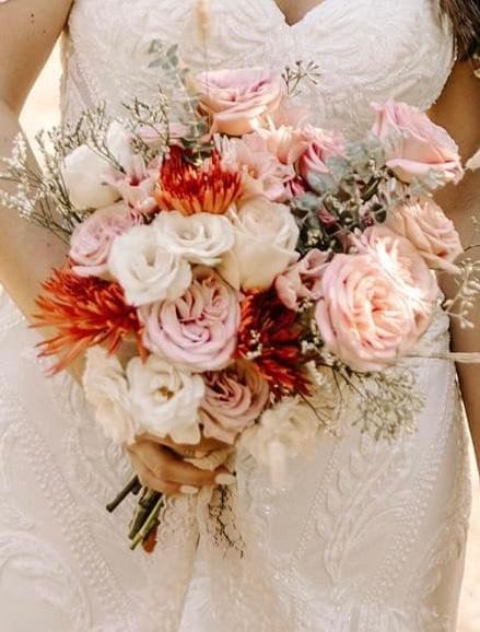Wedding bouquet by Vintage Blooms